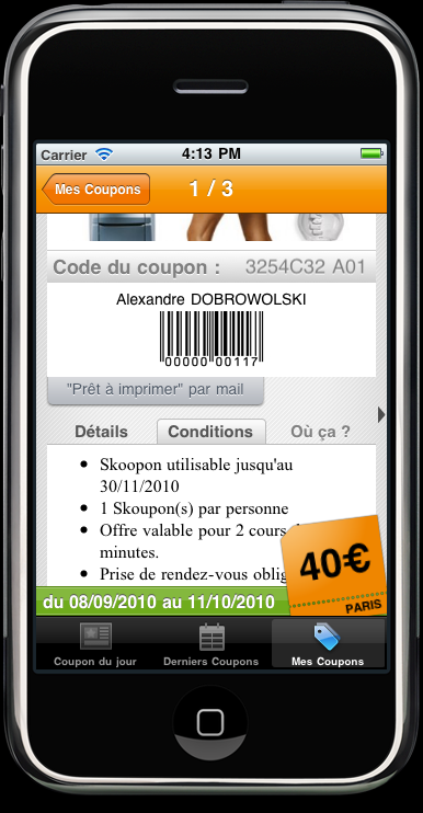 Mes coupons code